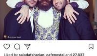 عکس خیلی مهربان علی زند وکیلی با برادران عزیز از جانش