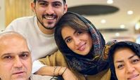 مونا کرمی در کنار خانواده + عکس