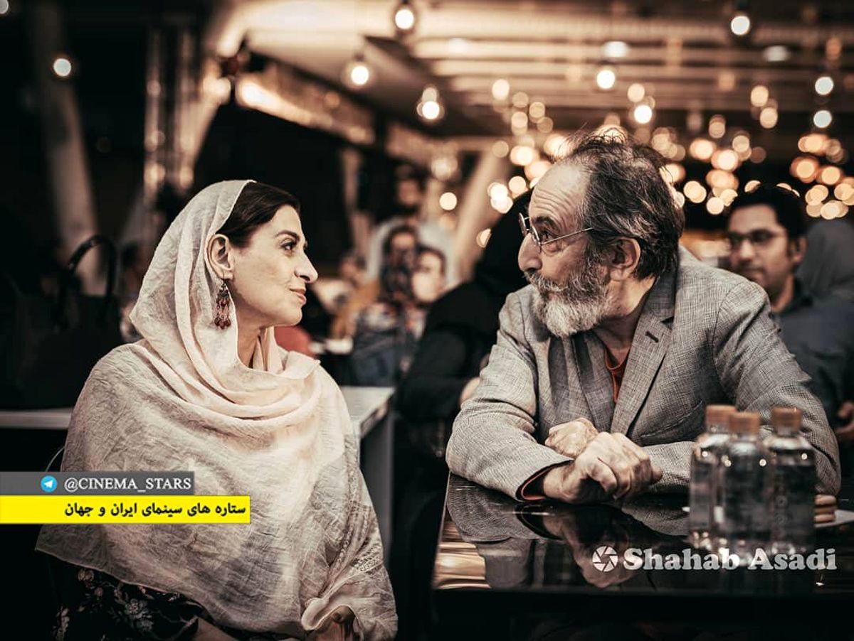 عکس عاشقانه فرهاد آئیش و همسرش+عکس