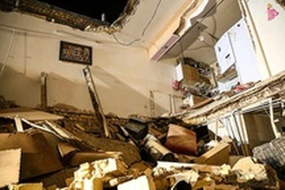 انفجار گاز در یک واحد مسکونی