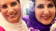 فاطمه گودرزی در کنار رفیق قدیمی اش + عکس