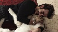 علی شادمان‌ و ‌سگش + عکس