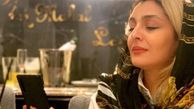 سلفی ساره بیات در رستوران با مانتو سفید + عکس