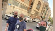 خیابان گردی الهام پاوه نژاد و همکارانش + عکس