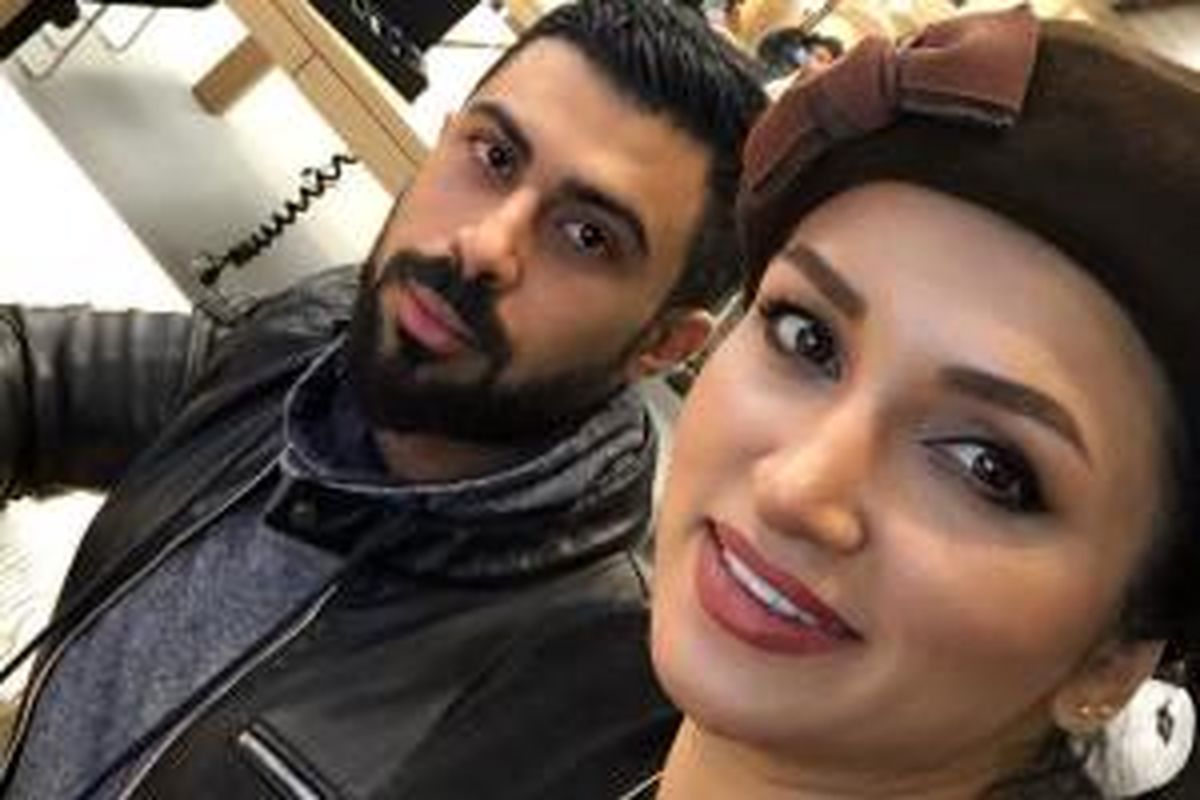 تبریک همسر روناک یونسی به وی/ عکس