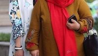 تیپ شیک نفیسه روشن و خانم کارگردان 
