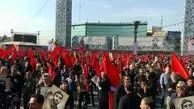 وداع پرشور مردم تهران با پیکر شهید حججی / آغاز مراسم تشییع تا لحظاتی دیگر + تصاویر