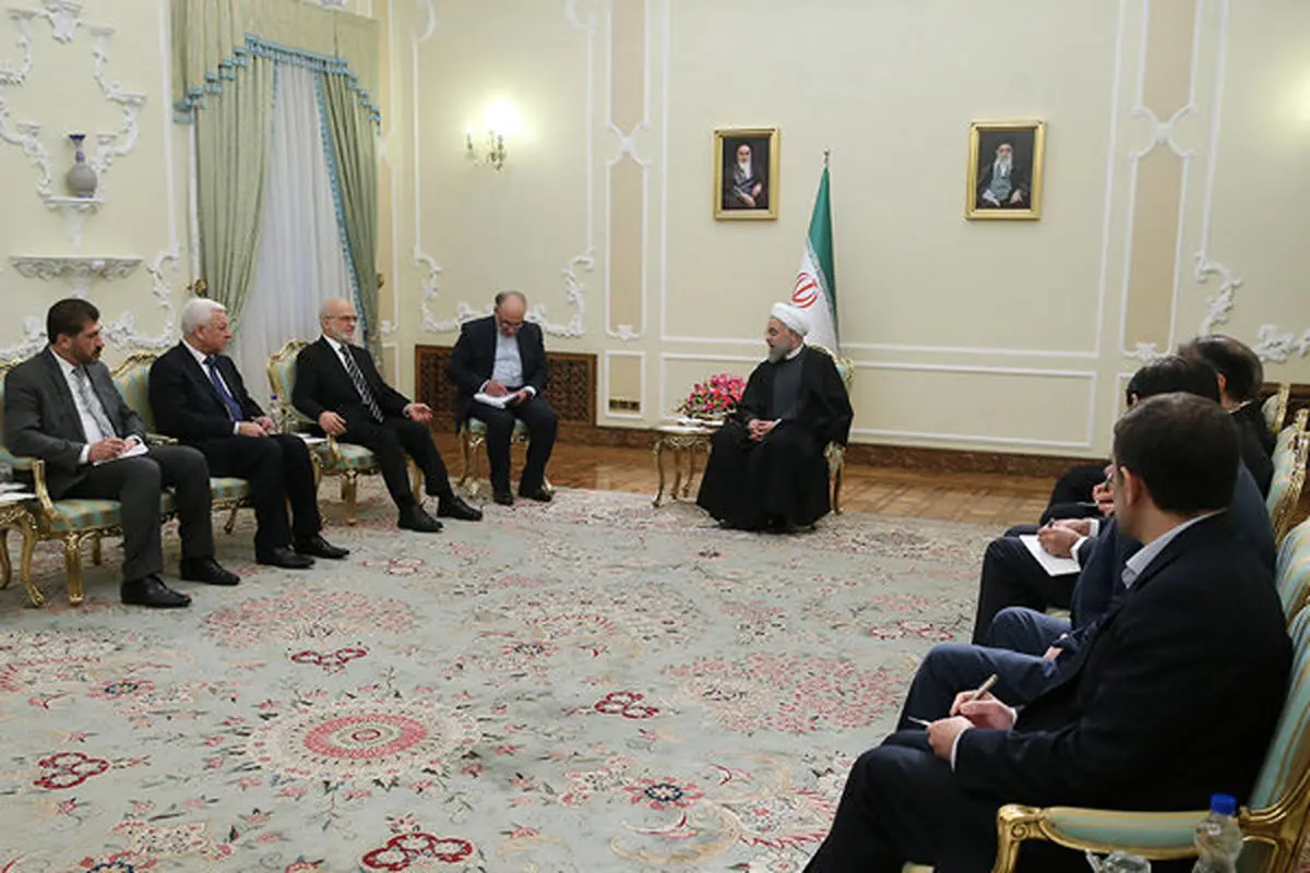 دیدار وزیر امور خارجه عراق با رئیس جمهور