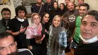 نفیسه روشن در میان زنی ها + عکس