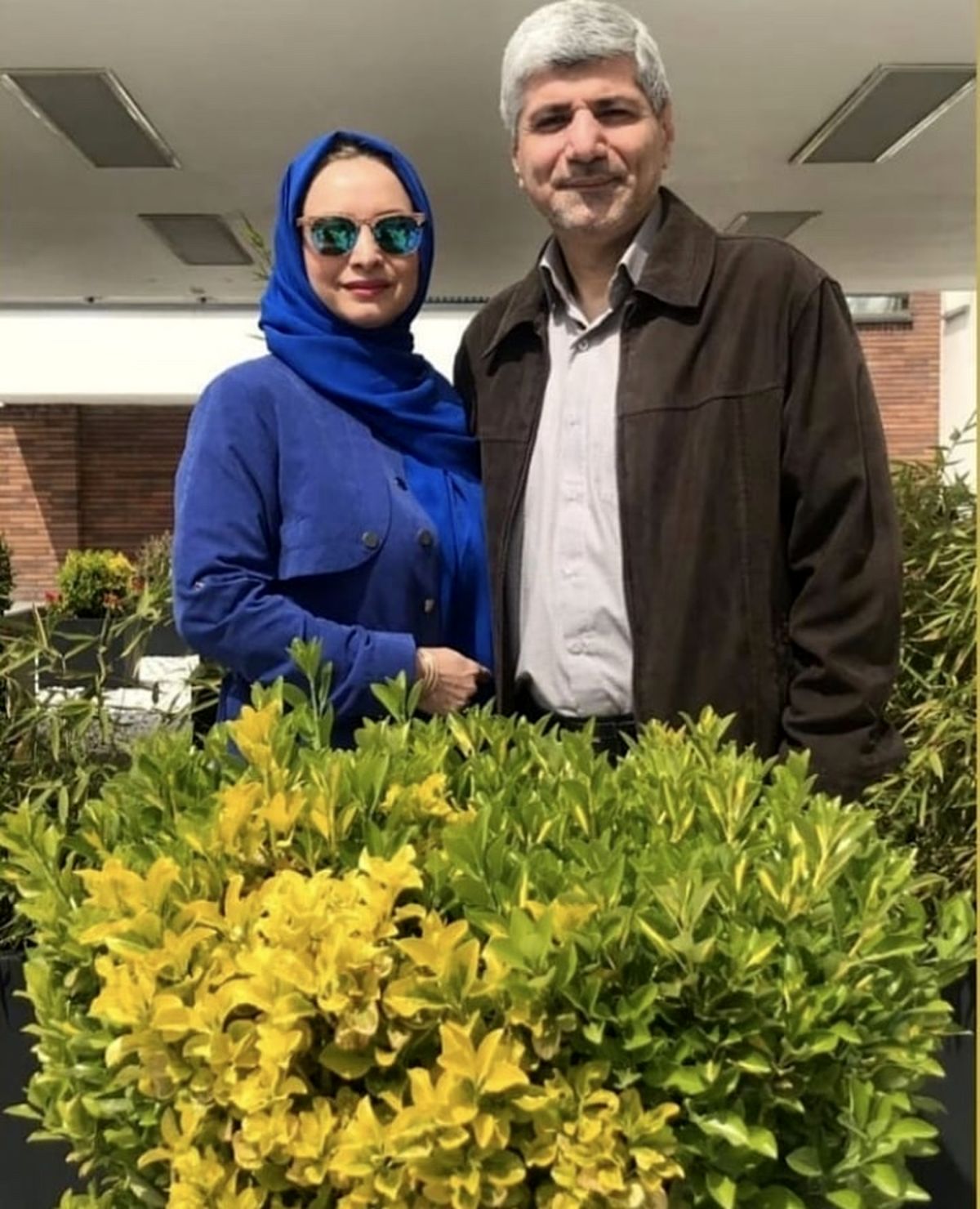 مریم کاویانی و همسرش + عکس