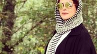 گردش کمند امیرسلیمانی در طبیعت با عینک آیینه+عکس