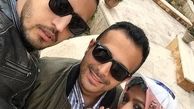 مهرداد صدیقیان در کنار مادر و برادرش + عکس