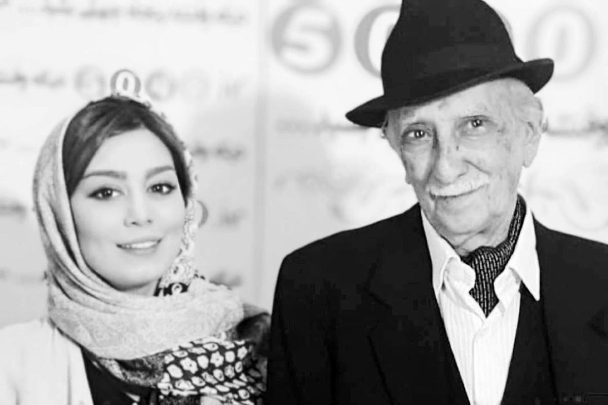 عکس داریوش اسدزاده با بازیگر جنجالی سینما