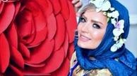 تولد خانم بازیگر در کنار پسرش