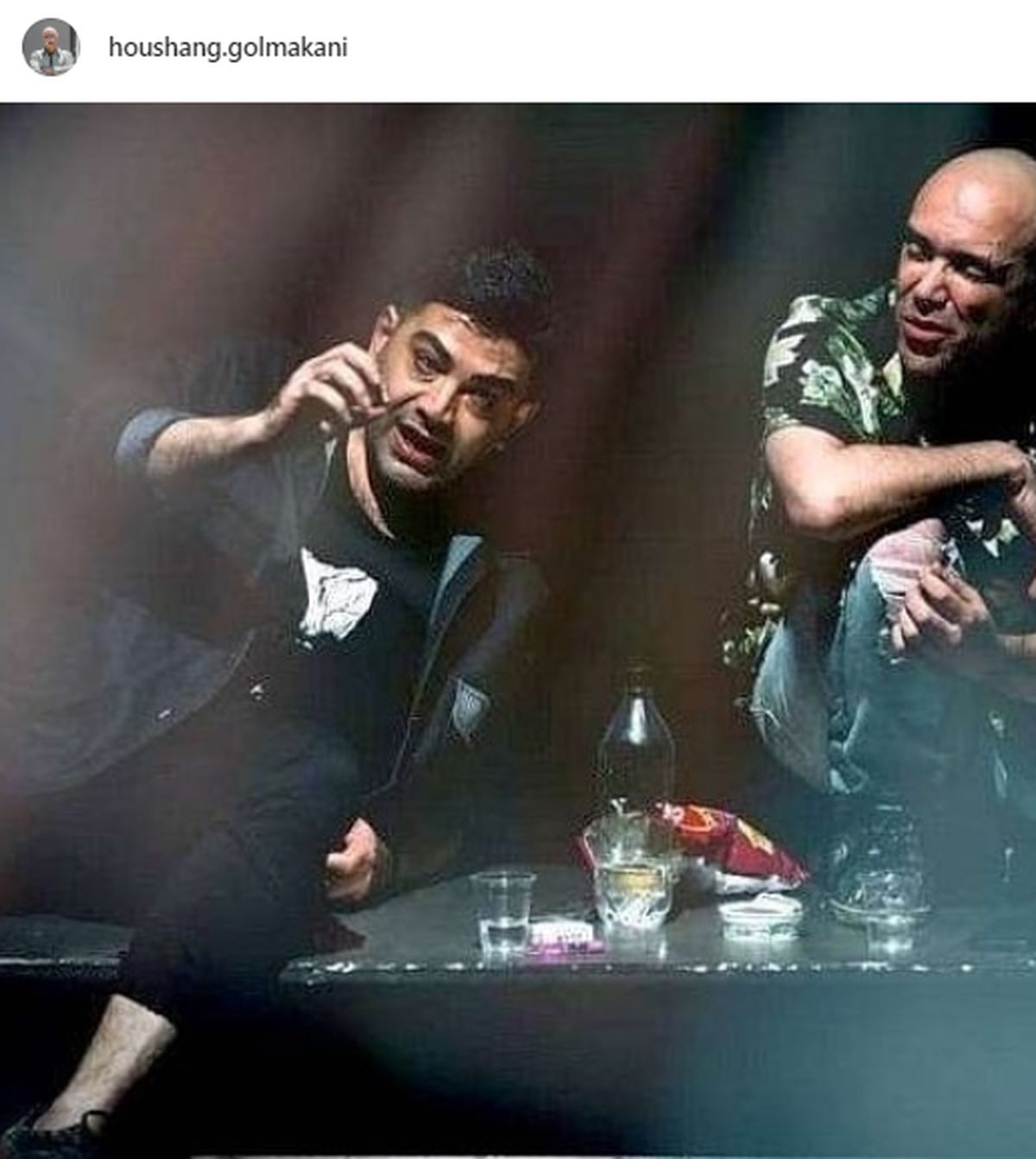 فرزاد حسنی الکی ناسازگار شد+عکس
