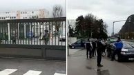 فردی با خودرو به نظامیان فرانسوی حمله کرد