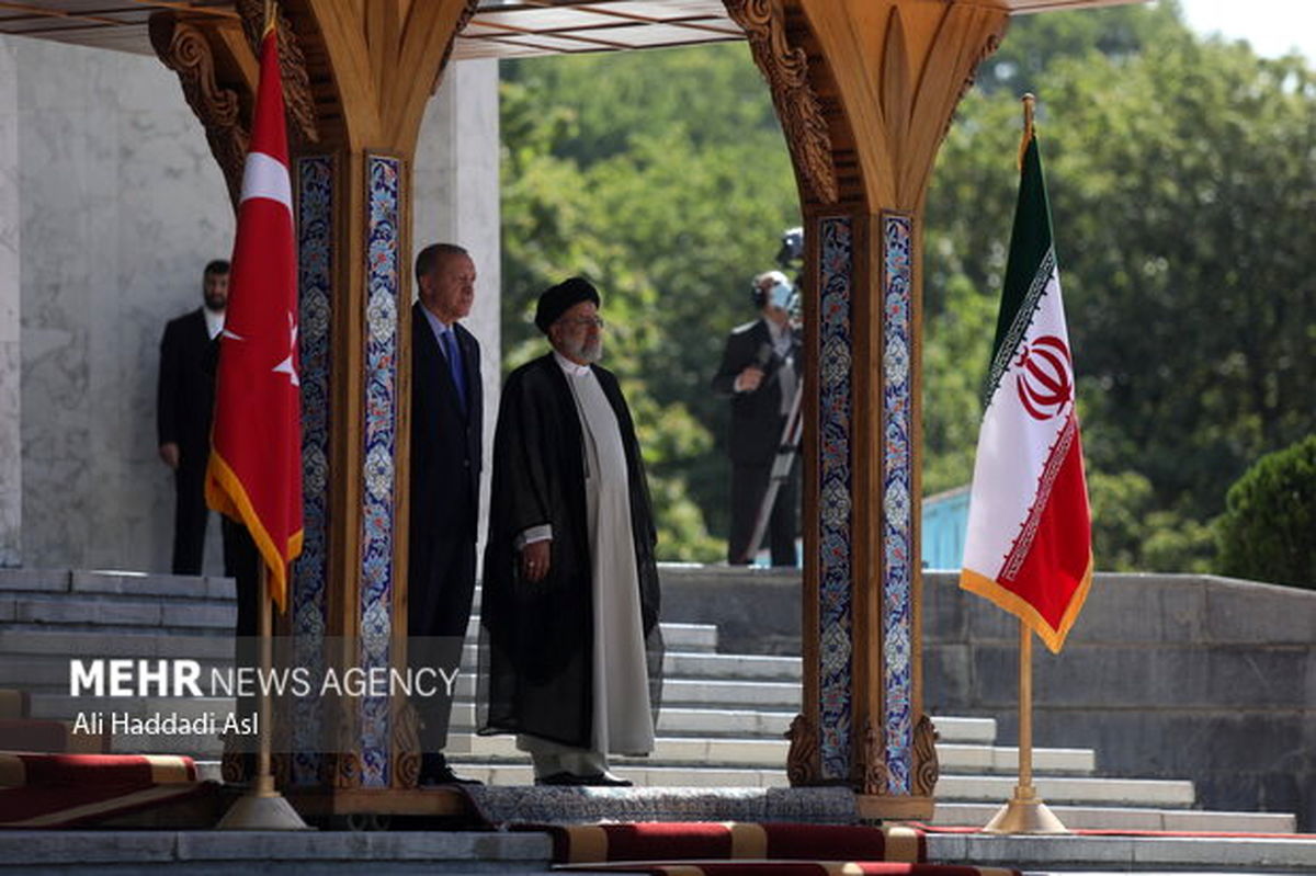 استقبال رسمی رئیسی از اردوغان 