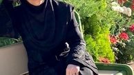 ژیلا امیرشاهی در میان گلها + عکس