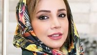 شبنم قلی خانی با شالی زیبا