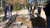 مراسم تشییع پیکر «آزاده نامداری»+تصاویر