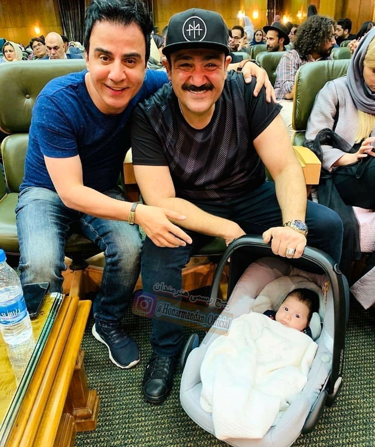 عمو پورنگ و دختر کوچولو مهران غفوریان+عکس
