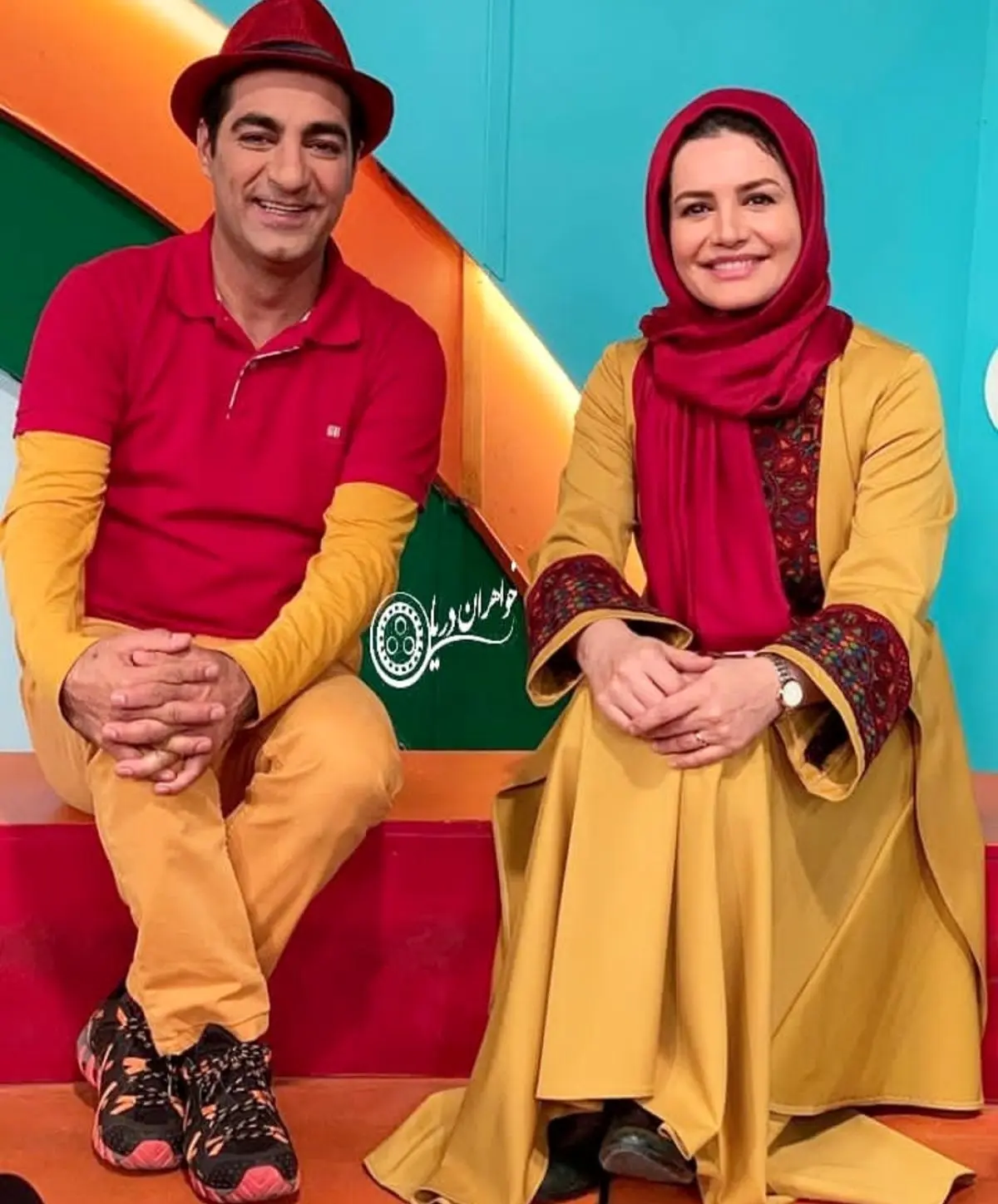 خاله رویا و همسرش+عکس