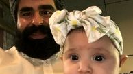دختر بازیگر مشهور در آغوش امیر نوری + عکس
