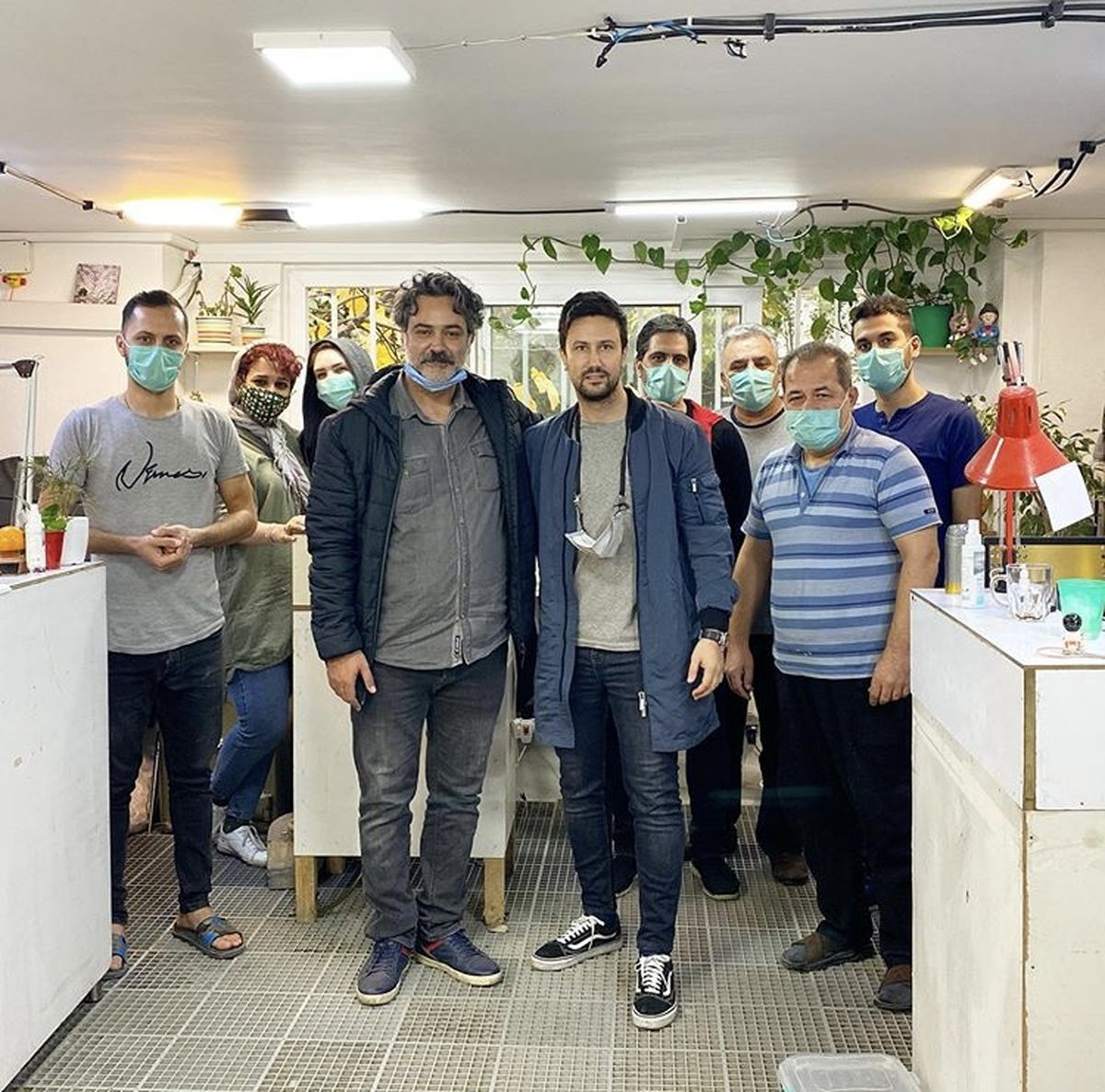 عمار تفتی در کارگاه طلا سازی بازیگر معروف + عکس