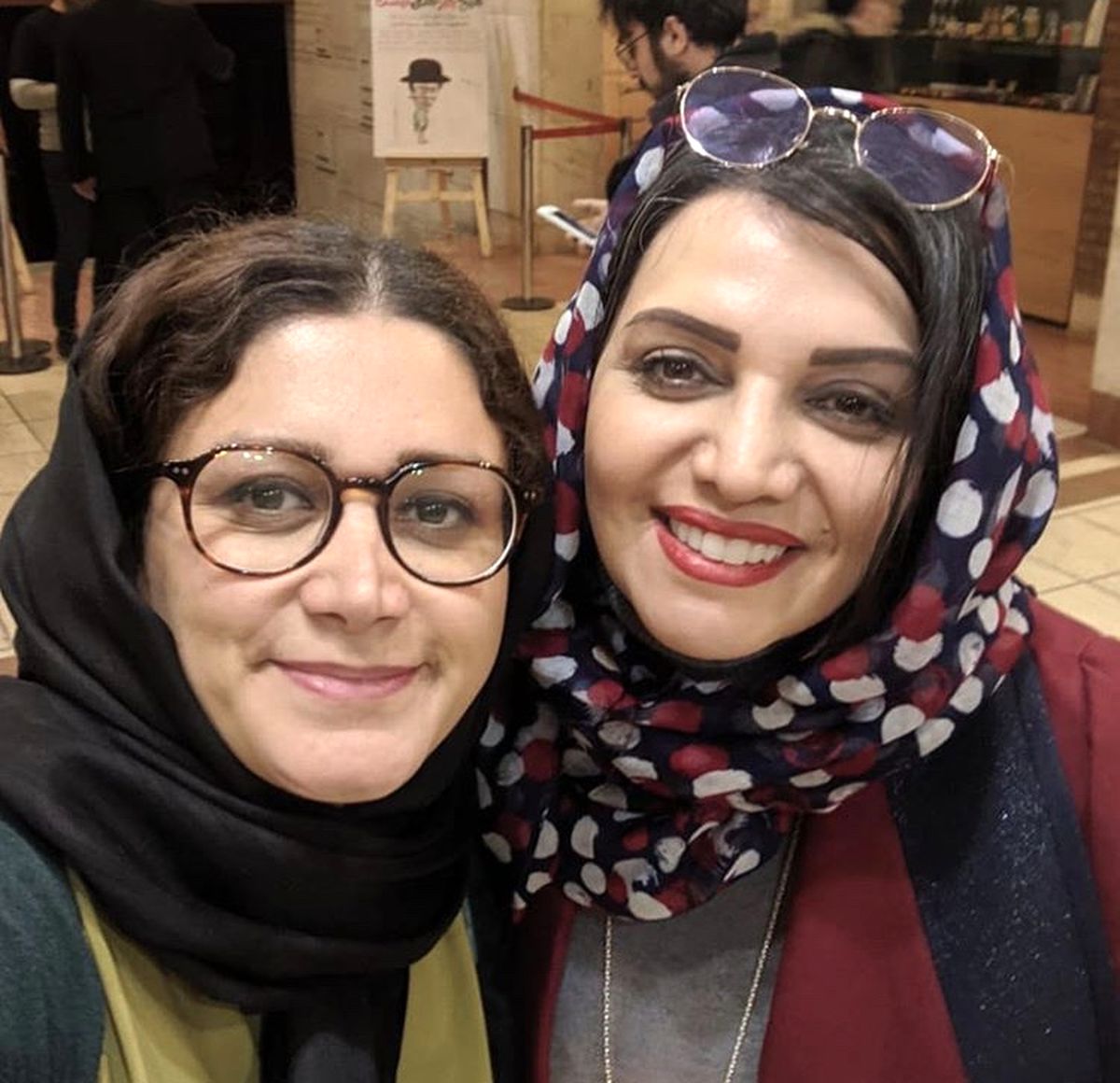 سلفی دوستانه الهام پاوه نژاد + عکس