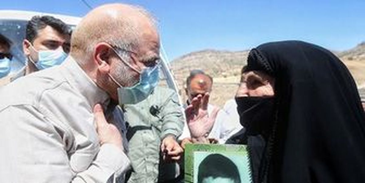 حضور رئیس مجلس بر مزار شهدای گمنام ایلام