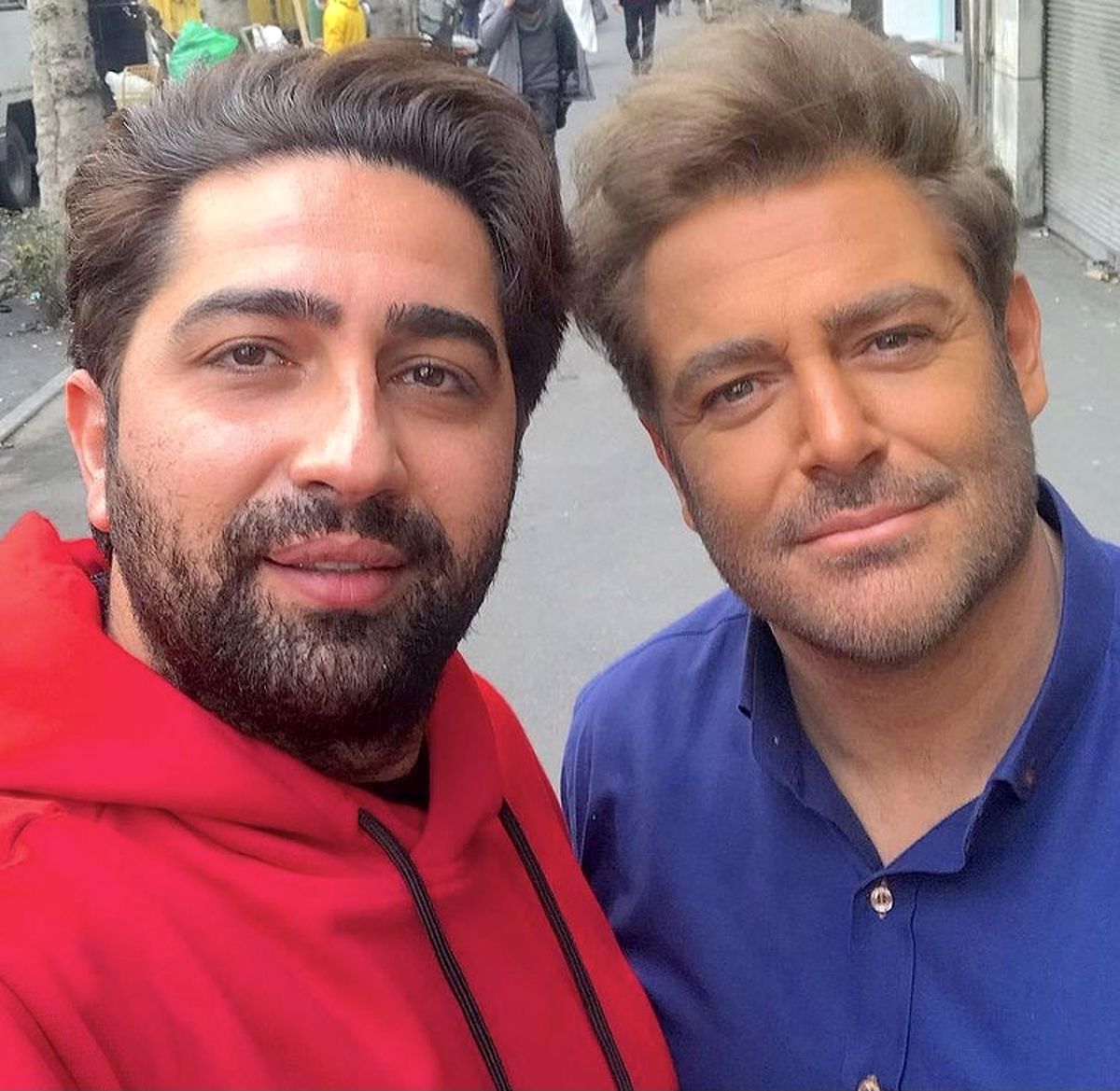 سلفی علی سخنگو با سوپراستار سینمای ایران + عکس
