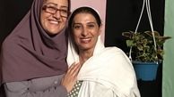 فاطمه هاشمی در آغوش همسر بازیگر مشهور + عکس