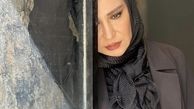چشمان غمگین نسیم ادبی پس از فوت همسرش + عکس