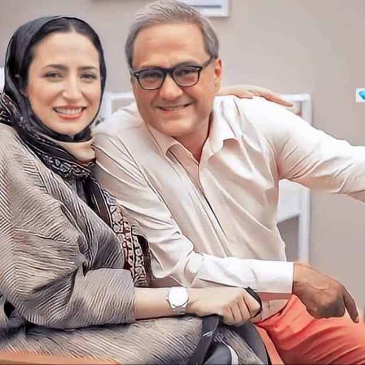 استایل جذاب رامبد جوان در کنار همسرش