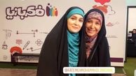 دو مجری محجبه تلویزیون در یک قاب