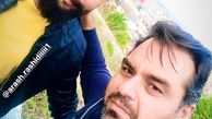 شهرام قائدی و‌ دوستش‌ + عکس