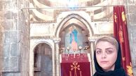 شبنم فرشادجو در کلیسا + عکس