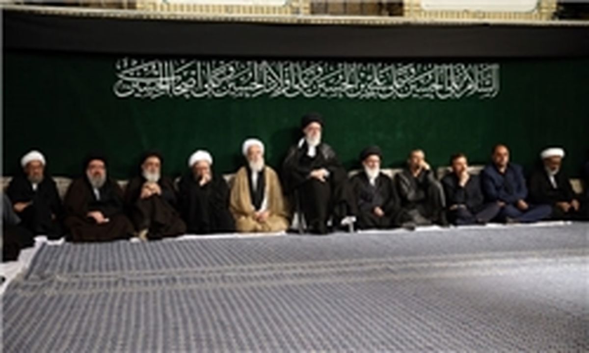 مراسم عزاداری حضرت اباعبدالله الحسین علیه‌السلام برگزار شد