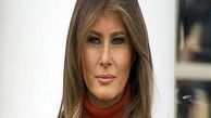 عکس منتشر شده ملانیا ترامپ از روز برفی کاخ سفید