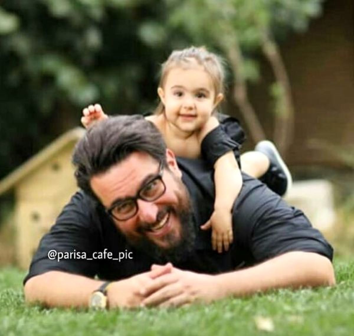 بازی های پدر دختری محسن کیایی + عکس