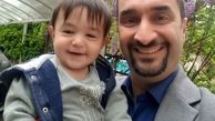 آقای مجری و پسر بامزه اش + عکس
