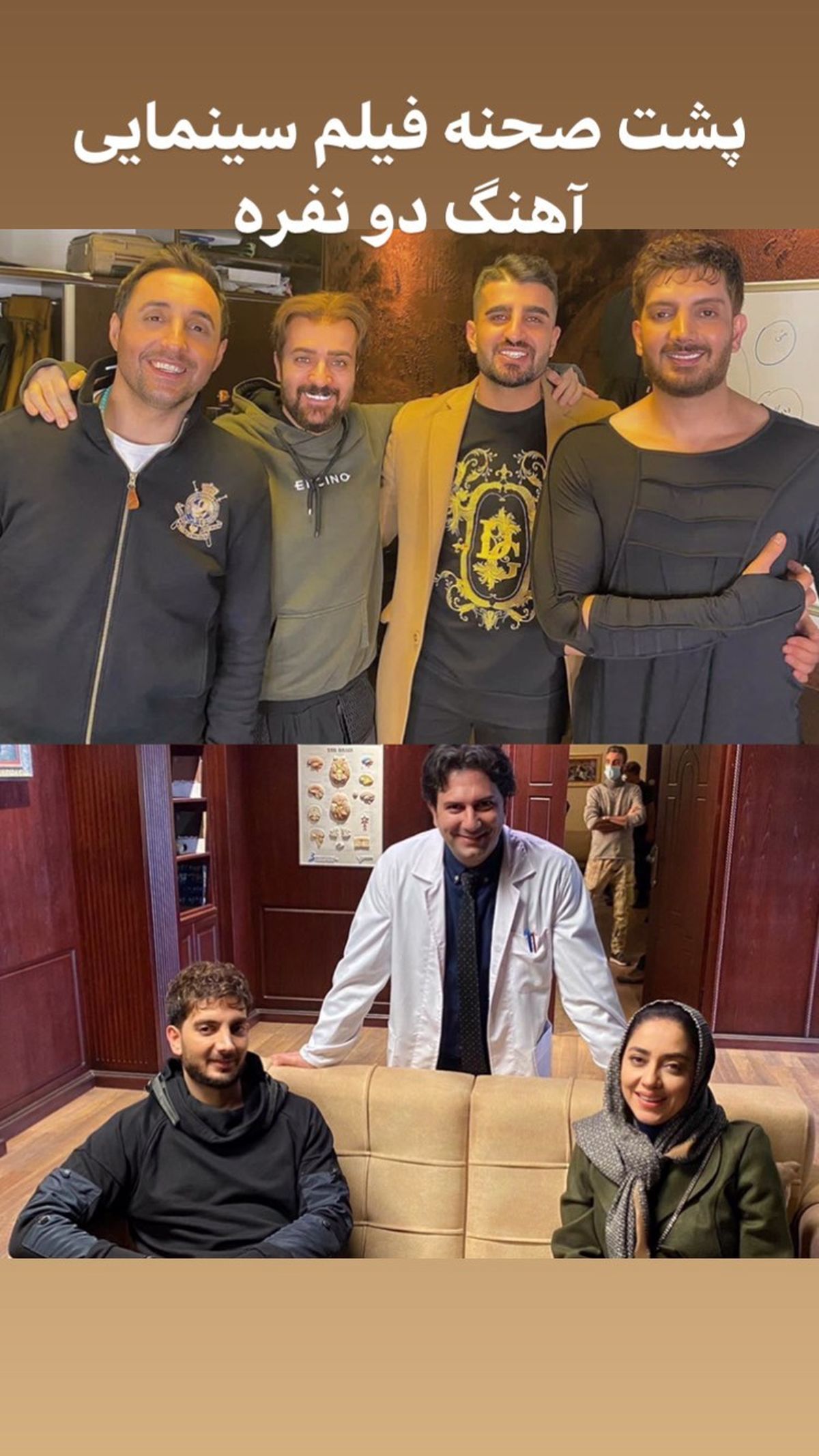 امیرحسین رستمی در پشت صحنه کار جدیدش + عکس