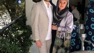 پویا امینی و‌ همسرش + عکس