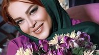 دسته‌‌ گل زیبای بهاره رهنما + عکس
