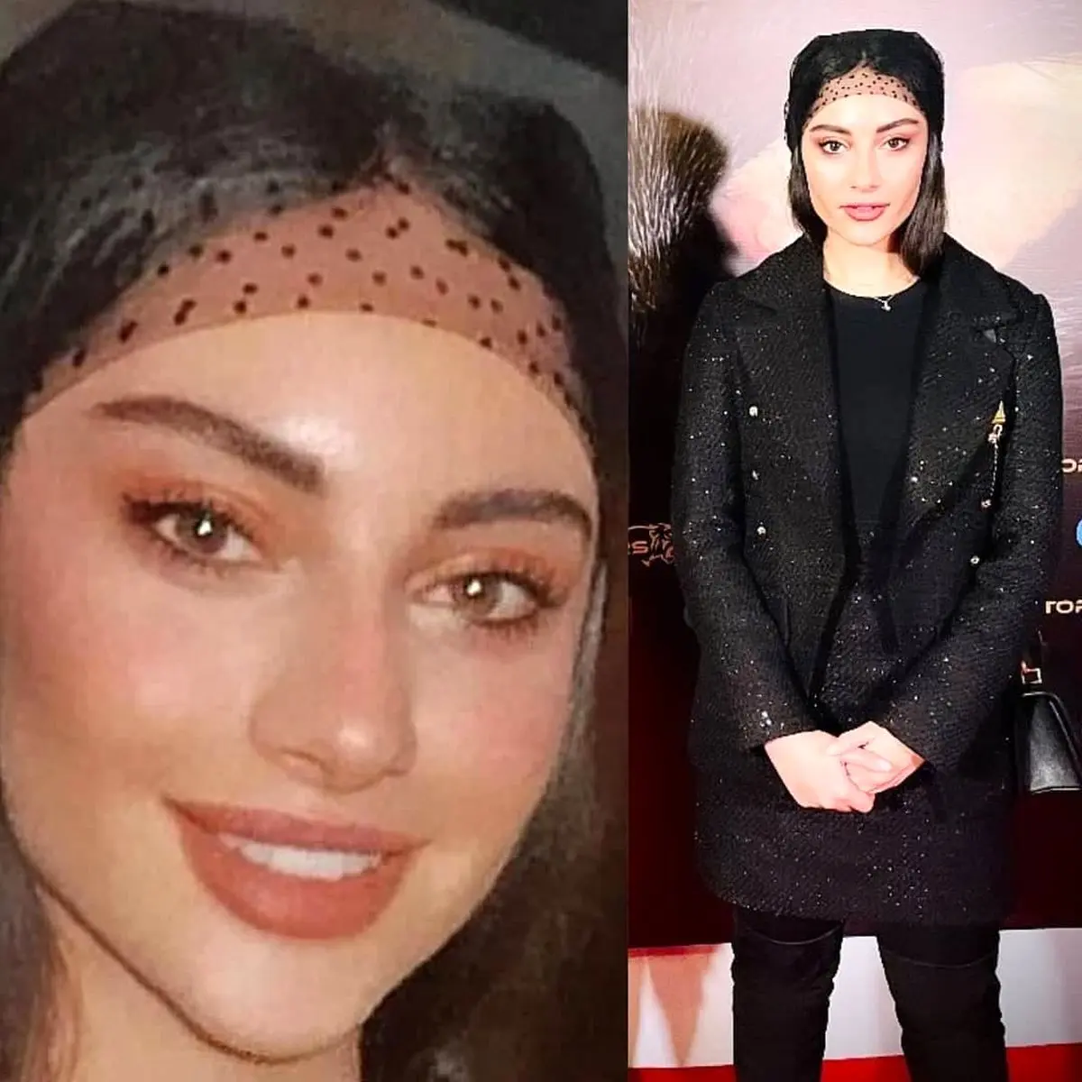 استایل ترلان پروانه در گرجستان در اکران فیلم گربه سیاه