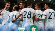 برد خفیف آرژانتین مقابل حریف ایران در جام جهانی