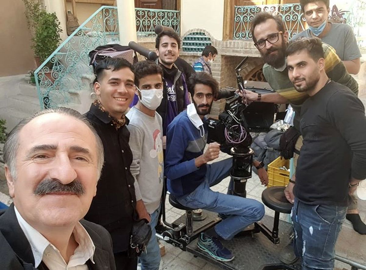 مهران رجبی در پشت صحنه کار جدیدش + عکس