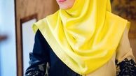 مانتو زرد مزونی صبا راد+عکس