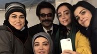رزیتا غفاری در پشت صحنه کار جدیدش + عکس