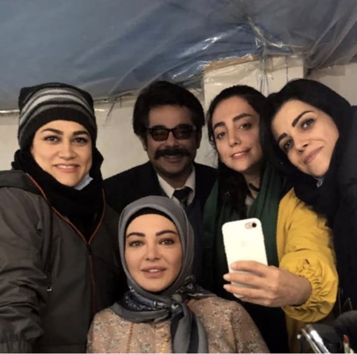 رزیتا غفاری در پشت صحنه کار جدیدش + عکس